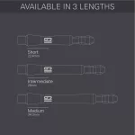 Násadky na šípky Target Phil Taylor Power Gx2 Titanium, stredné 28mm