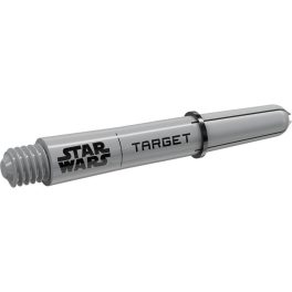   Násadky na šípky STAR WARS TARGET Pro Grip sivé, krátke 34mm