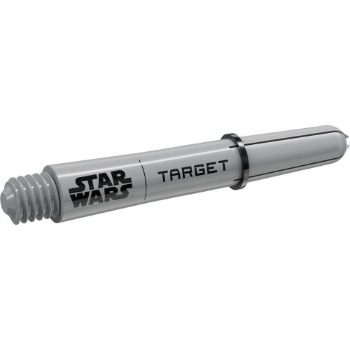 Násadky na šípky STAR WARS TARGET Pro Grip sivé, krátke 34mm