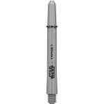 Násadky na šípky STAR WARS TARGET Pro Grip sivé, dlhé 48mm