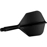 Letky a násadky na šípky v jednom Target K-Flex čierne, No6 letky a krátke násadky