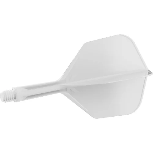 Letky a násadky na šípky v jednom Target K-Flex biele, No6 letky a krátke násadky