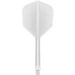 Letky a násadky na šípky v jednom Target K-Flex biele, No6 letky a dlhé násadky