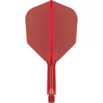 Letky a násadky na šípky v jednom Target K-Flex červené, No6 letky a krátke násadky