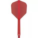 Letky a násadky na šípky v jednom Target K-Flex červené, No6 letky a dlhé násadky