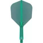 Letky a násadky na šípky v jednom Target K-Flex zelené, No6 letky a krátke násadky