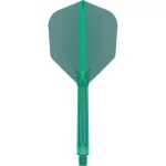 Letky a násadky na šípky v jednom Target K-Flex zelené, No6 letky a dlhé násadky