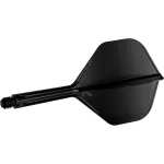 Target K-Flex čierne, No2 letky a stredné násadky na šípky