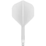 Target K-Flex biele, No2 letky a stredné násadky na šípky