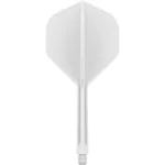 Target K-Flex biele, No2 letky a dlhé násadky na šípky