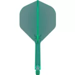 Target K-Flex zelené, No2 letky a stredné násadky na šípky