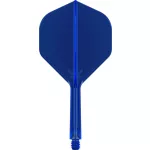 Target K-Flex modré, No2 letky a stredné násadky na šípky