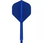 Target K-Flex modré, No2 letky a dlhé násadky na šípky