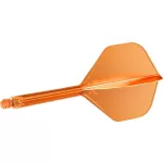 Target K-Flex Neon oranžové, No2 letky a dlhé násadky