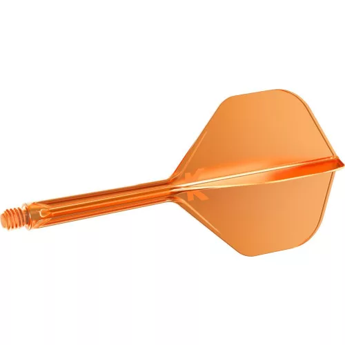 Target K-Flex Neon oranžové, No2 letky a dlhé násadky