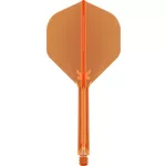 Target K-Flex Neon oranžové, No2 letky a dlhé násadky