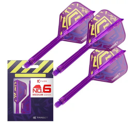 Target K-Flex Luke Littler World Champion, No6 letky a dlhé násadky