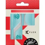 Target Japan K-Flex Aquamarine modré integrované No2 letky a krátke násadky