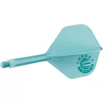 Target Japan K-Flex Aquamarine modré integrované No2 letky a stredné násadky