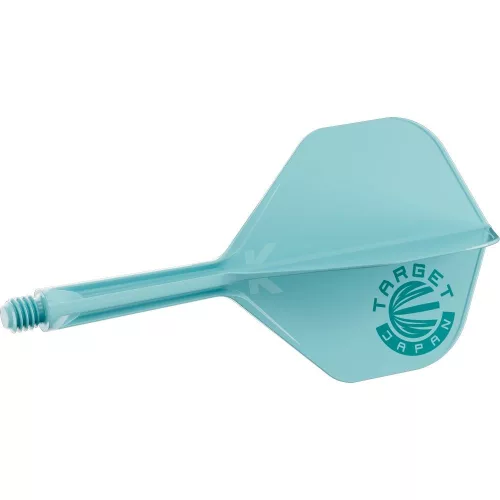 Target Japan K-Flex Aquamarine modré integrované No2 letky a stredné násadky