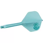 Target Japan K-Flex Aquamarine modré integrované No2 letky a dlhé násadky