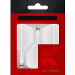 Target K-Shift biele integrované No6 otočné letky a krátke násadky