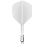 Target K-Shift biele integrované No6 otočné letky a stredné násadky