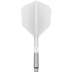 Target K-Shift biele integrované No6 otočné letky a dlhé násadky