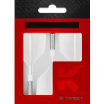 Target K-Shift biele integrované No6 otočné letky a dlhé násadky