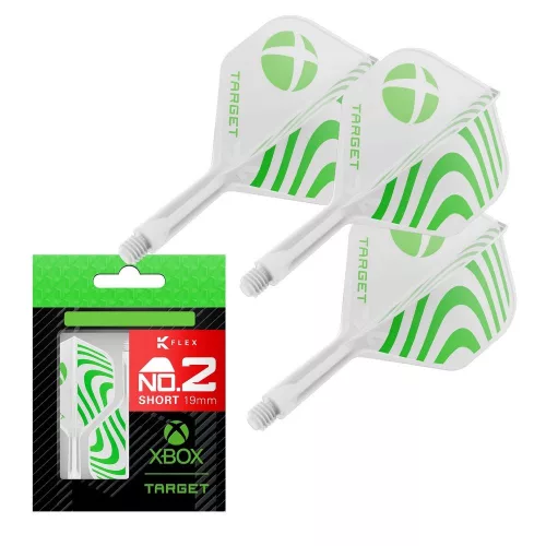 Target XBOX K-Flex integrované letky No2 a krátké násadky 19mm