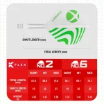 Target XBOX K-Flex integrované letky No2 a dlhé násadky