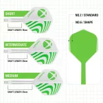 Target XBOX K-Flex integrované letky No6 a stredné násadky 26mm