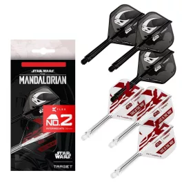   STAR WARS TARGET K-Flex Mandalorian integrované No2 letky a stredné násadky na šípky 6ks