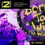 Target K-Flex Luke Littler Born To Win integrované letky No2 a stredné násadky na šípky