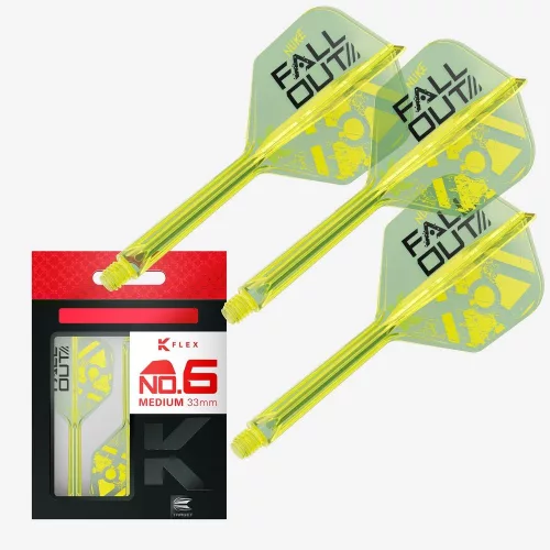 Target K-Flex Luke Littler Fallout No6 letky a dlhé násadky na šípky