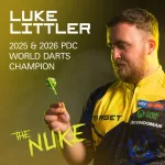 Target K-Flex Luke Littler Fallout No6 letky a dlhé násadky na šípky