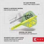 Target K-Flex Luke Littler Fallout No6 letky a dlhé násadky na šípky