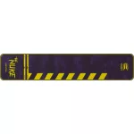 Darts koberec Target Luke Littler The Nuke, fialový so žltým lemom, 60 cm