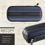 Puzdro Target BOA tmavo modré na 6 šípok