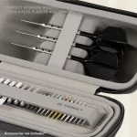 Puzdro Target BOA sivé na 6 šípok