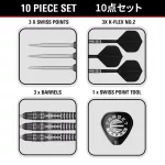 Šípky steel Target Japan SP Black Marque Blaze 23g, 90% wolfram