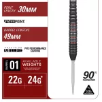 Šípky steel Target Japan Kosuzu Iwao Diamond G4 22g SP 90% wolfrám