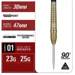 Šípky steel Target Japan Harith Lim Hot Shot G3 23g SP 90% wolfrám