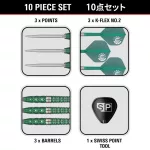 Šípky steel Target Japan Motomu Sakai Xeno G1 23g SP 90% wolfrám