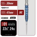 Šípky steel TARGET JAPAN Toru Suzuki Sereno G3 22g SP 90% wolfram