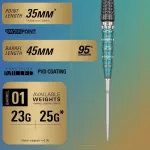 Šípky steel TARGET JAPAN The Miracle x Rising Sun Champions Limited Edition 23g SP 95% wolfram