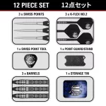 Šípky steel TARGET JAPAN Mitsumasa Hoshino Pyro G12 23g SP 90% wolfram