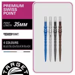Hroty Target Japan Premium Swiss Point modré 35mm na šípky