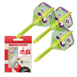   Target Japan K-Flex Motomu Sakai XENO integrované letky No6 a stredné násadky na šípky