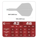 Target Japan K-Flex Motomu Sakai XENO integrované letky No6 a dlhé násadky na šípky